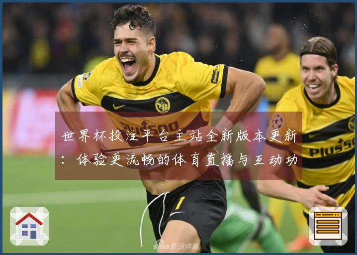 世界杯投注平台主站全新版本更新：体验更流畅的体育直播与互动功能